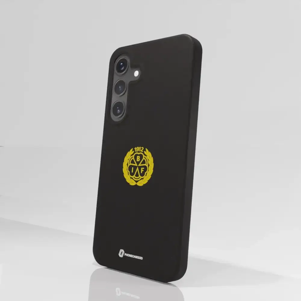 Official Brynäs IF Black Compostable Phone Case with Logo - Image 77