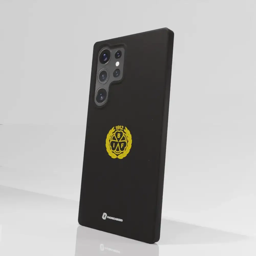 Official Brynäs IF Black Compostable Phone Case with Logo - Image 78