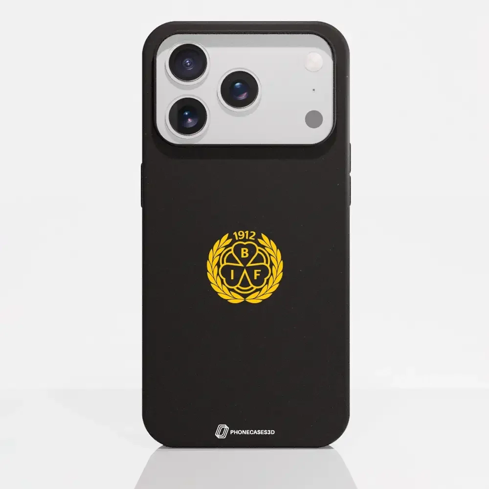 Official Brynäs IF Black Compostable Phone Case with Logo - Image 85