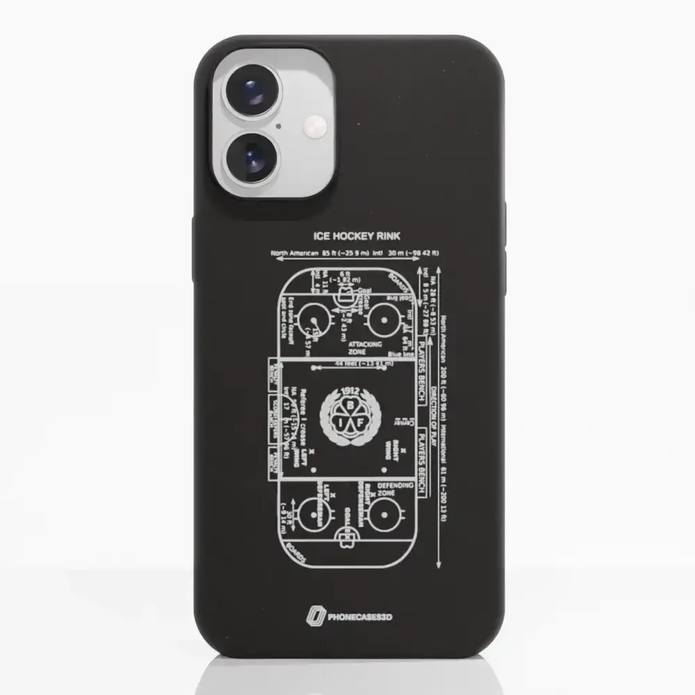 Official Brynäs IF Compostable Phone Case Sketch Hockey Field - Image 20