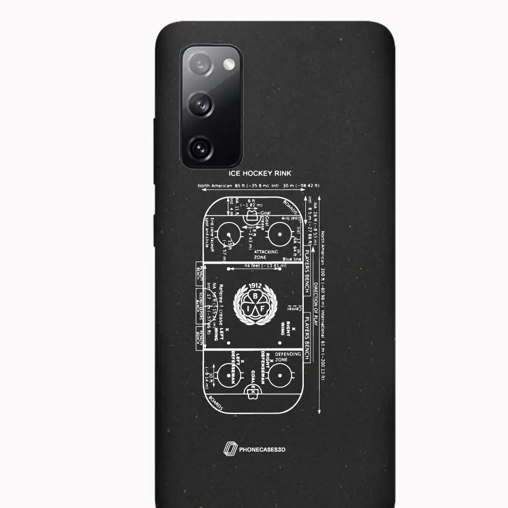 Official Brynäs IF Compostable Phone Case Sketch Hockey Field - Image 27