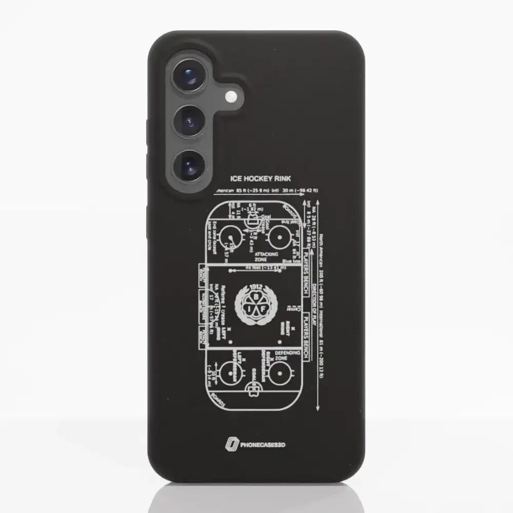 Official Brynäs IF Compostable Phone Case Sketch Hockey Field - Image 39
