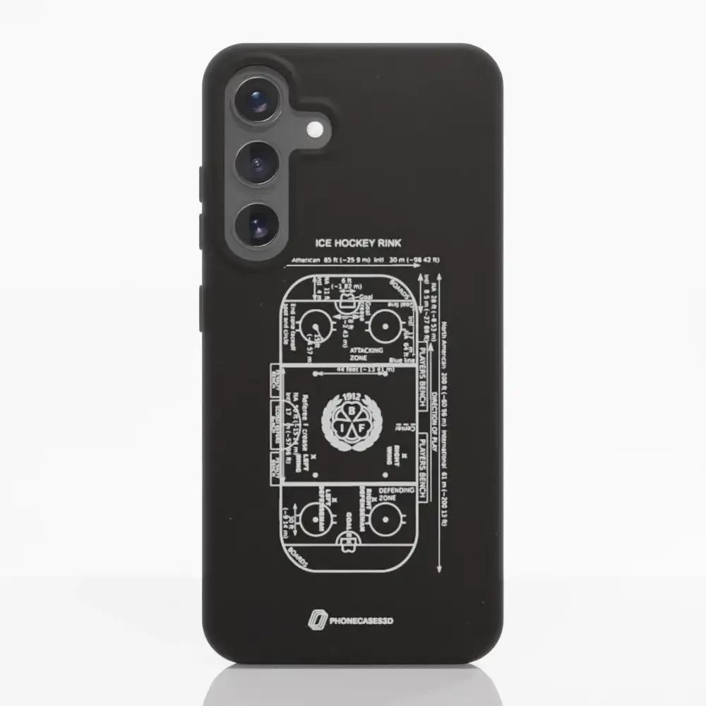 Official Brynäs IF Compostable Phone Case Sketch Hockey Field - Image 40