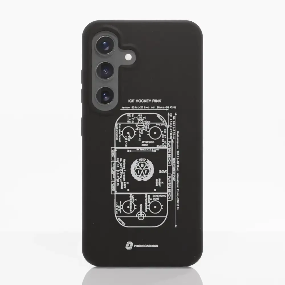 Official Brynäs IF Compostable Phone Case Sketch Hockey Field - Image 42
