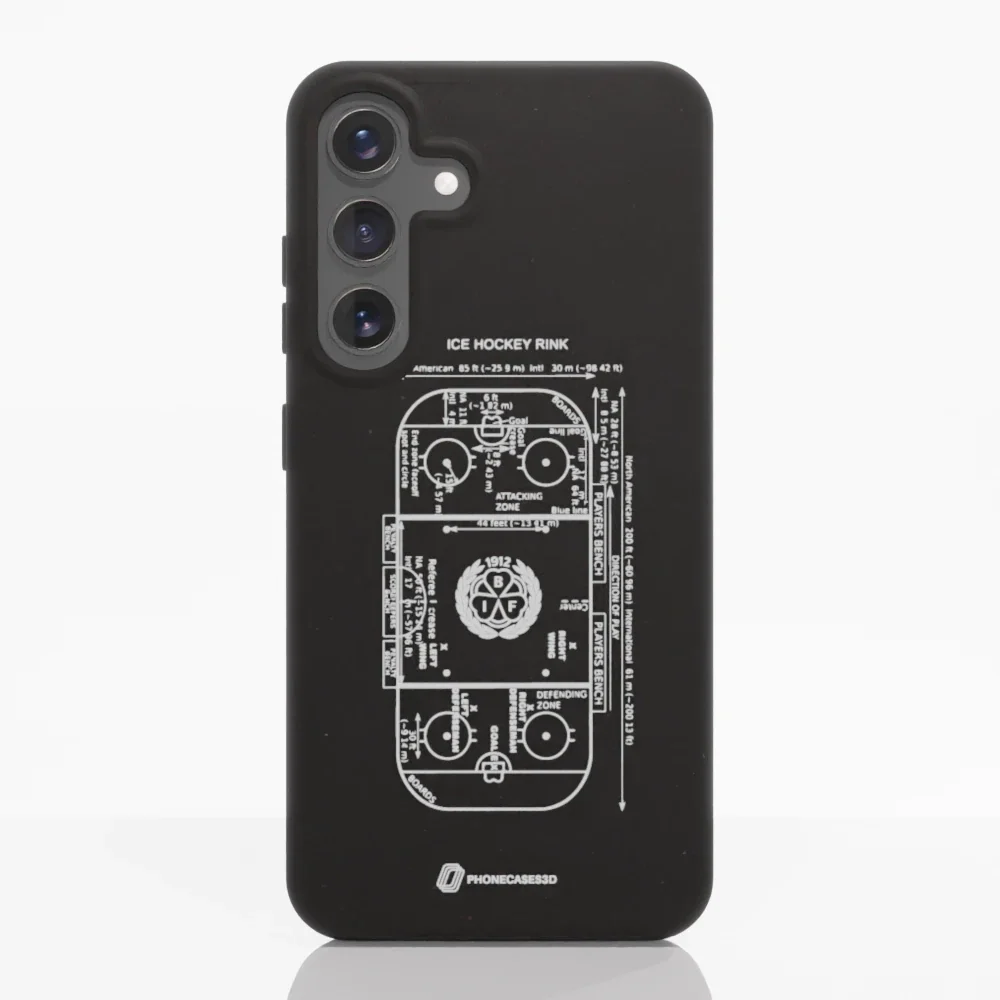 Official Brynäs IF Compostable Phone Case Sketch Hockey Field - Image 43