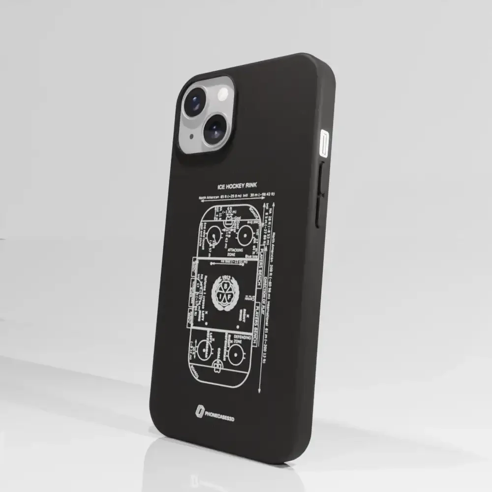 Official Brynäs IF Compostable Phone Case Sketch Hockey Field - Image 54