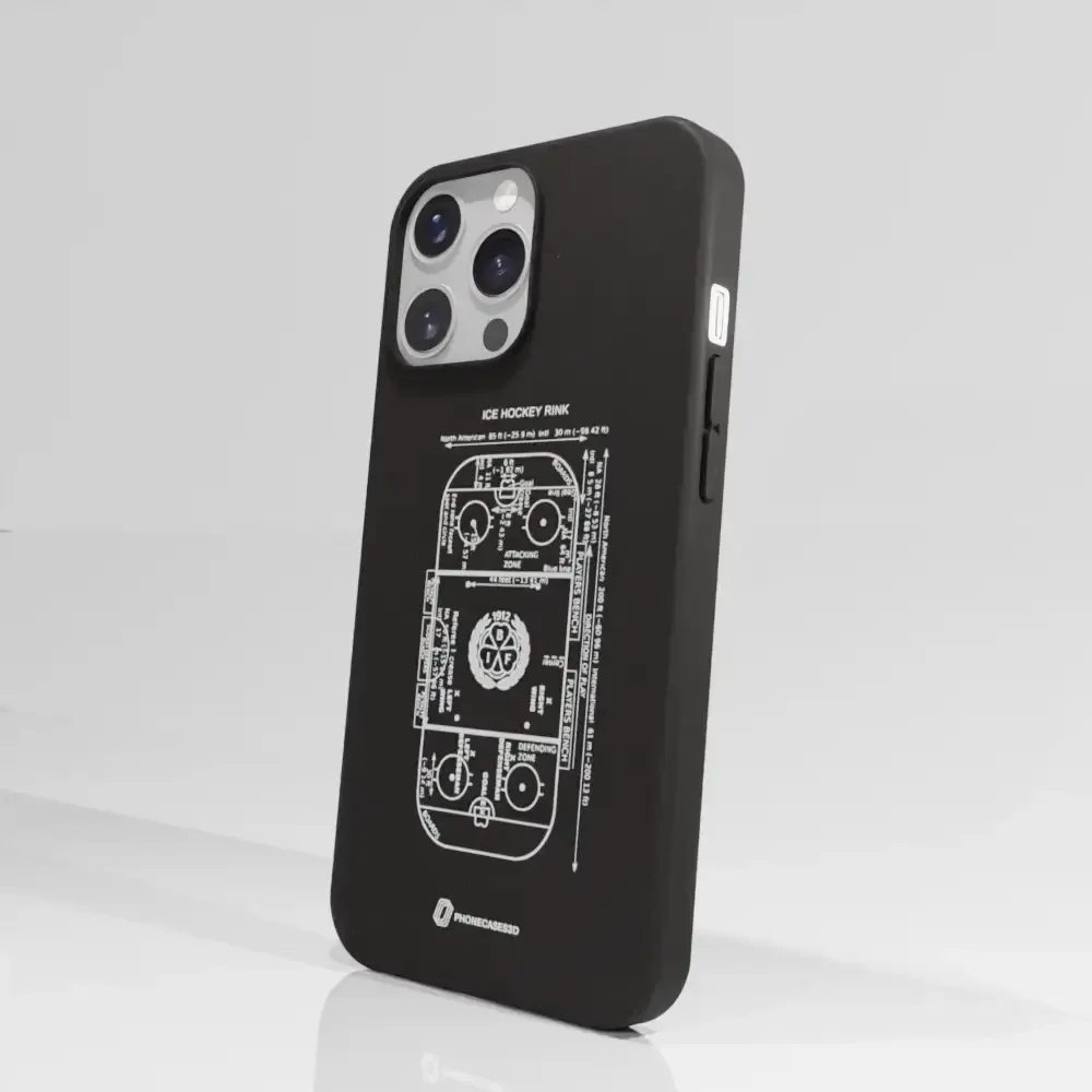Official Brynäs IF Compostable Phone Case Sketch Hockey Field - Image 56