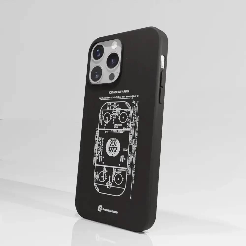 Official Brynäs IF Compostable Phone Case Sketch Hockey Field - Image 57