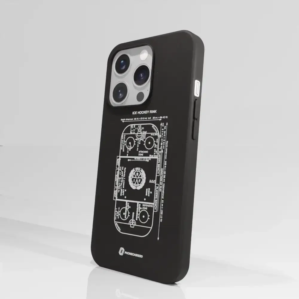 Official Brynäs IF Compostable Phone Case Sketch Hockey Field - Image 60