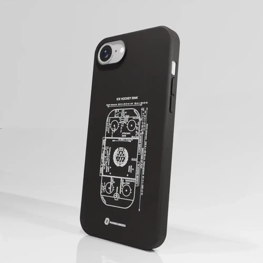Official Brynäs IF Compostable Phone Case Sketch Hockey Field - Image 63