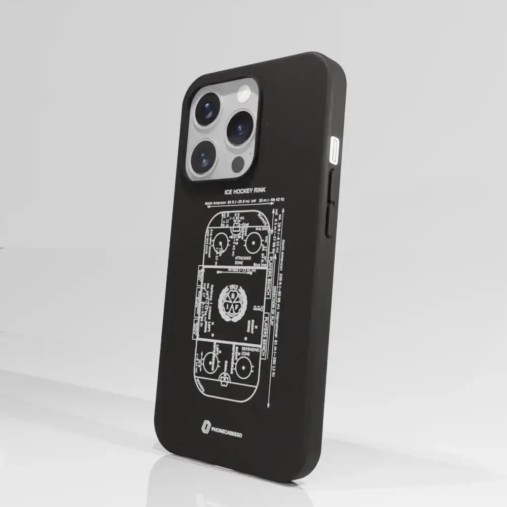 Official Brynäs IF Compostable Phone Case Sketch Hockey Field - Image 65