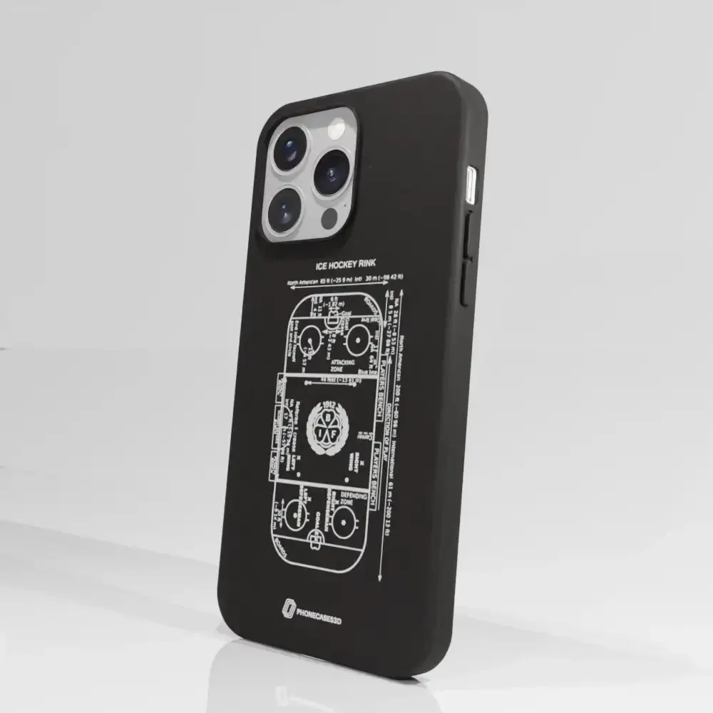 Official Brynäs IF Compostable Phone Case Sketch Hockey Field - Image 66