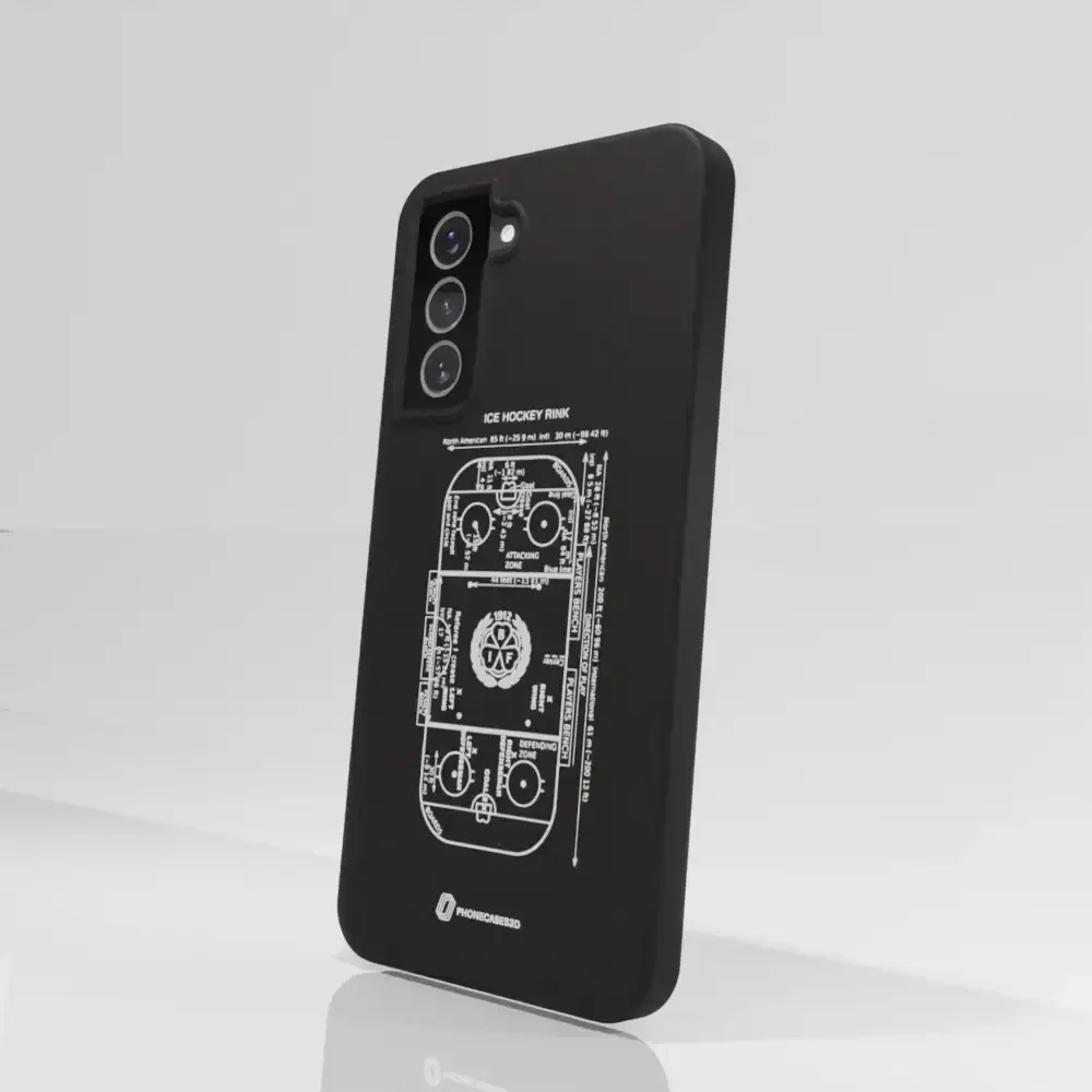 Official Brynäs IF Compostable Phone Case Sketch Hockey Field - Image 67