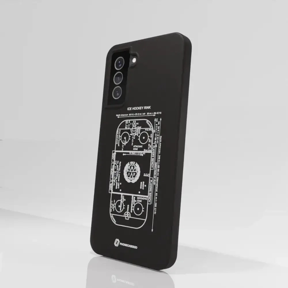 Official Brynäs IF Compostable Phone Case Sketch Hockey Field - Image 68