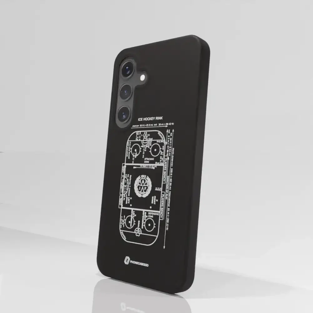 Official Brynäs IF Compostable Phone Case Sketch Hockey Field - Image 76