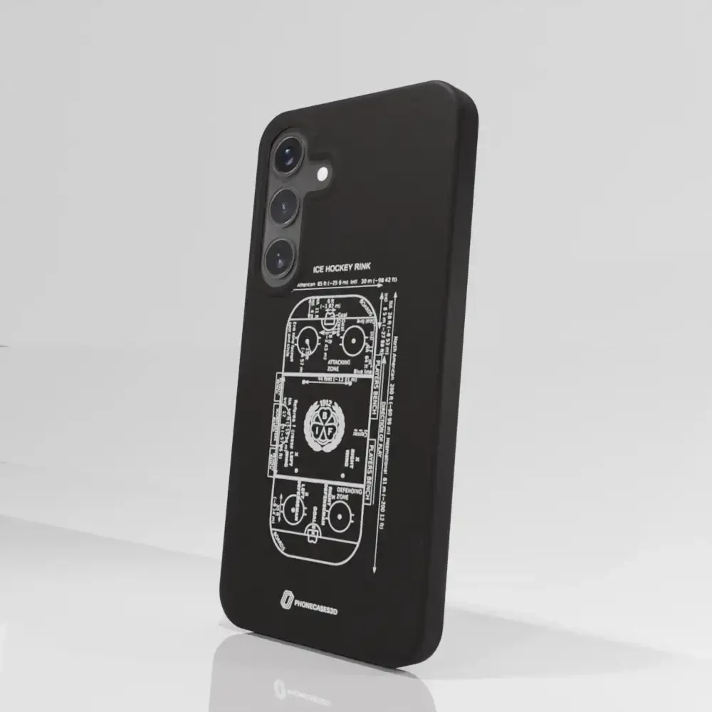 Official Brynäs IF Compostable Phone Case Sketch Hockey Field - Image 80