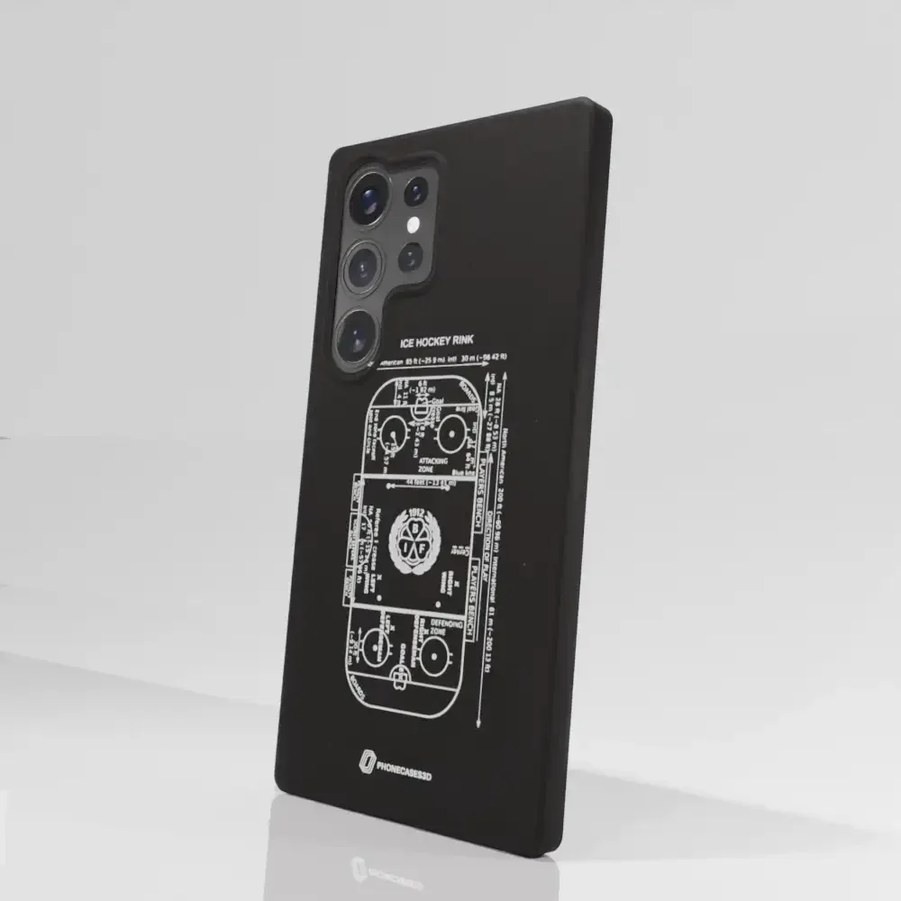 Official Brynäs IF Compostable Phone Case Sketch Hockey Field - Image 81
