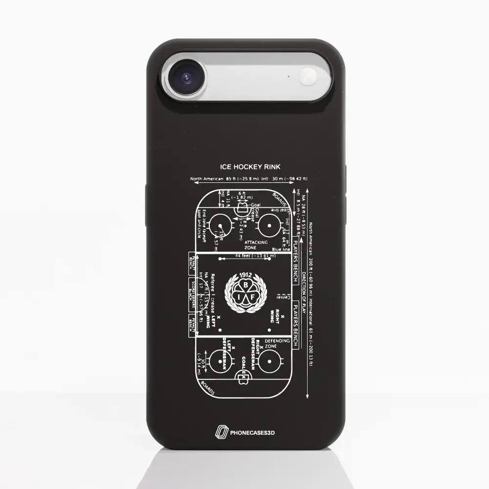 Official Brynäs IF Compostable Phone Case Sketch Hockey Field - Image 83