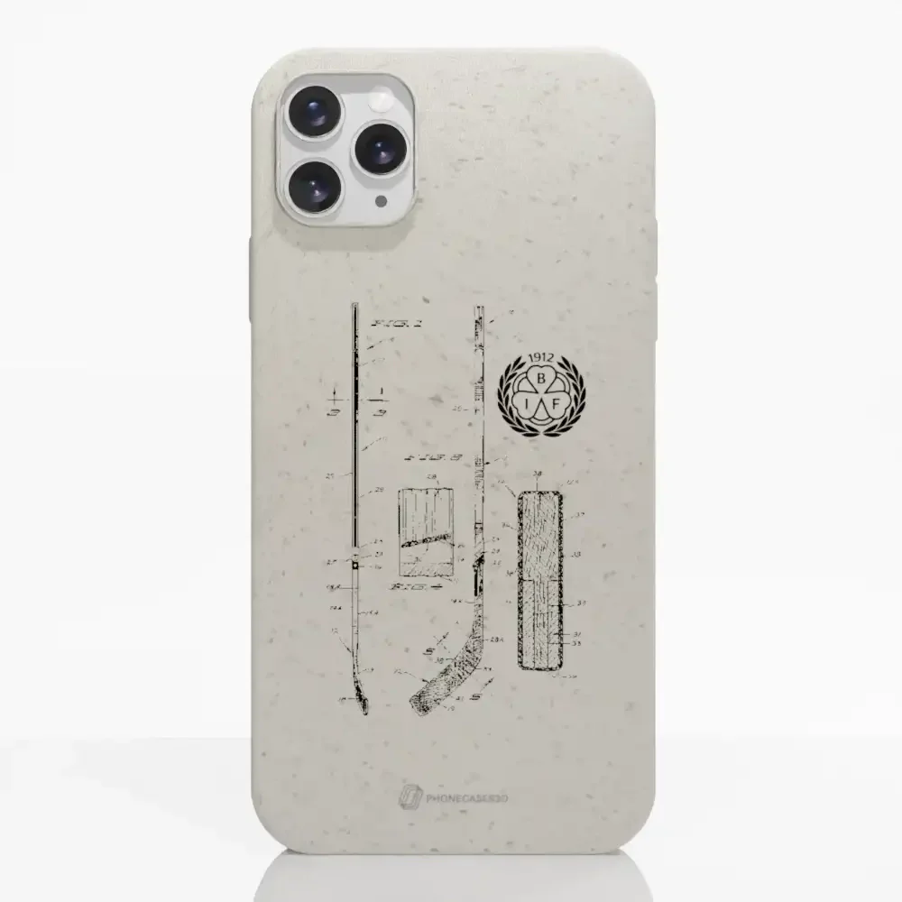 Official Brynäs IF Compostable Phone Case Sketch Hockey Items - Image 3