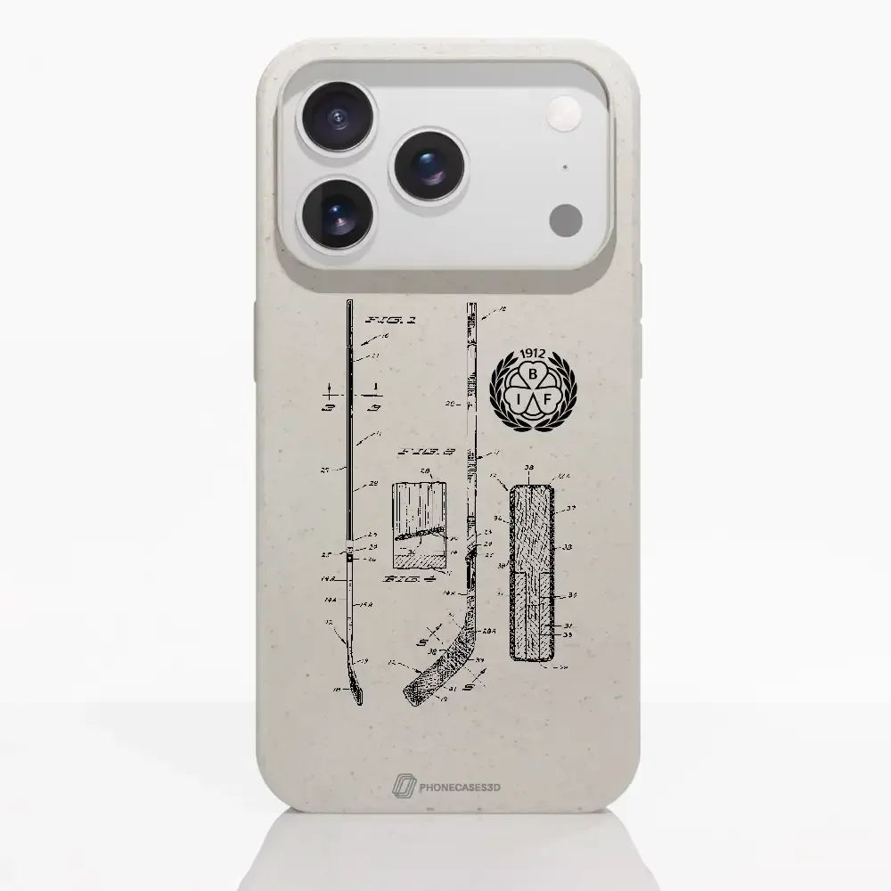 Official Brynäs IF Compostable Phone Case Sketch Hockey Items - Image 84