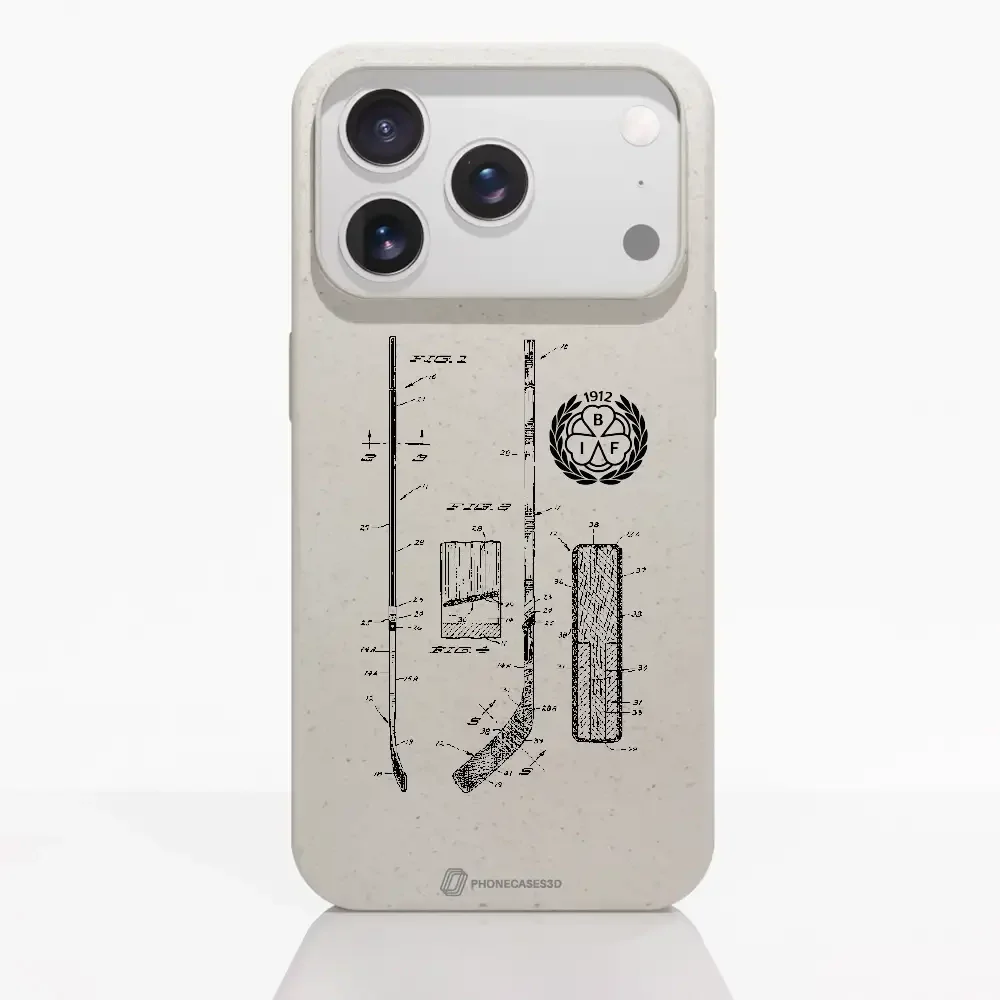 Official Brynäs IF Compostable Phone Case Sketch Hockey Items - Image 85