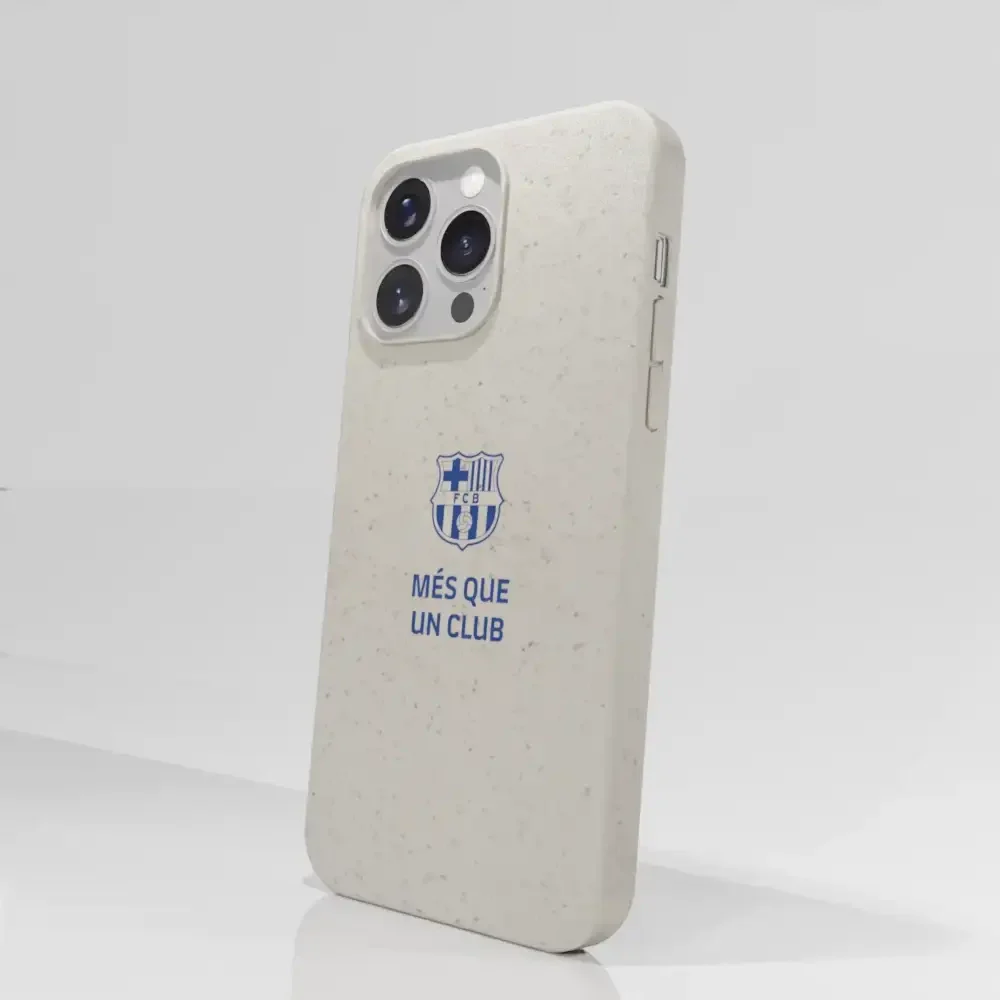 Official FC Barcelona Compostable Phone Case "Més que un Club" Blue - Image 66