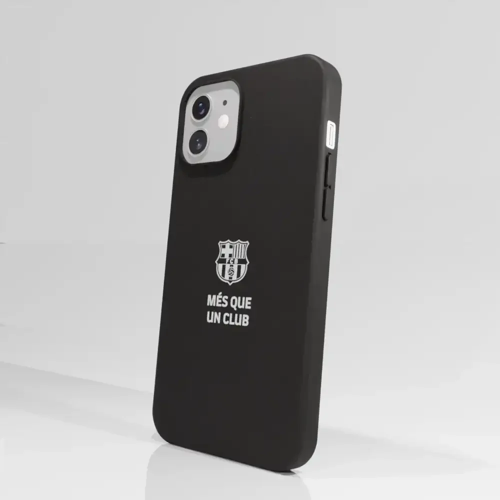 Official FC Barcelona Compostable Phone Case "Més que un Club" White - Image 48