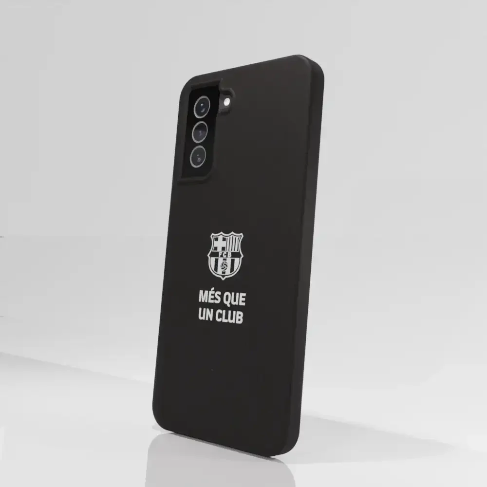 Official FC Barcelona Compostable Phone Case "Més que un Club" White - Image 68
