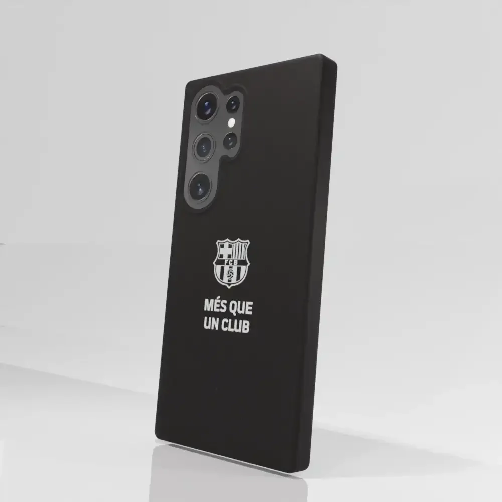 Official FC Barcelona Compostable Phone Case "Més que un Club" White - Image 74