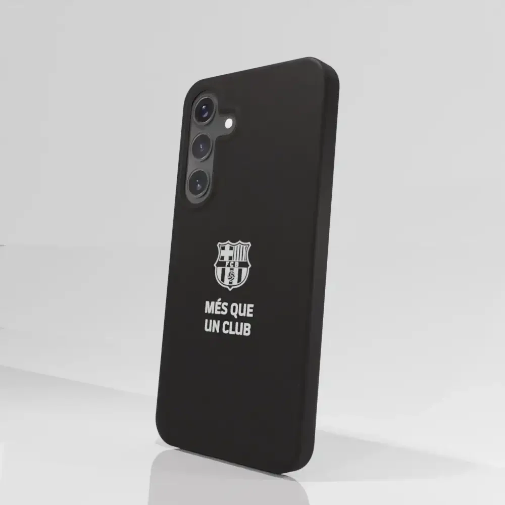 Official FC Barcelona Compostable Phone Case "Més que un Club" White - Image 76