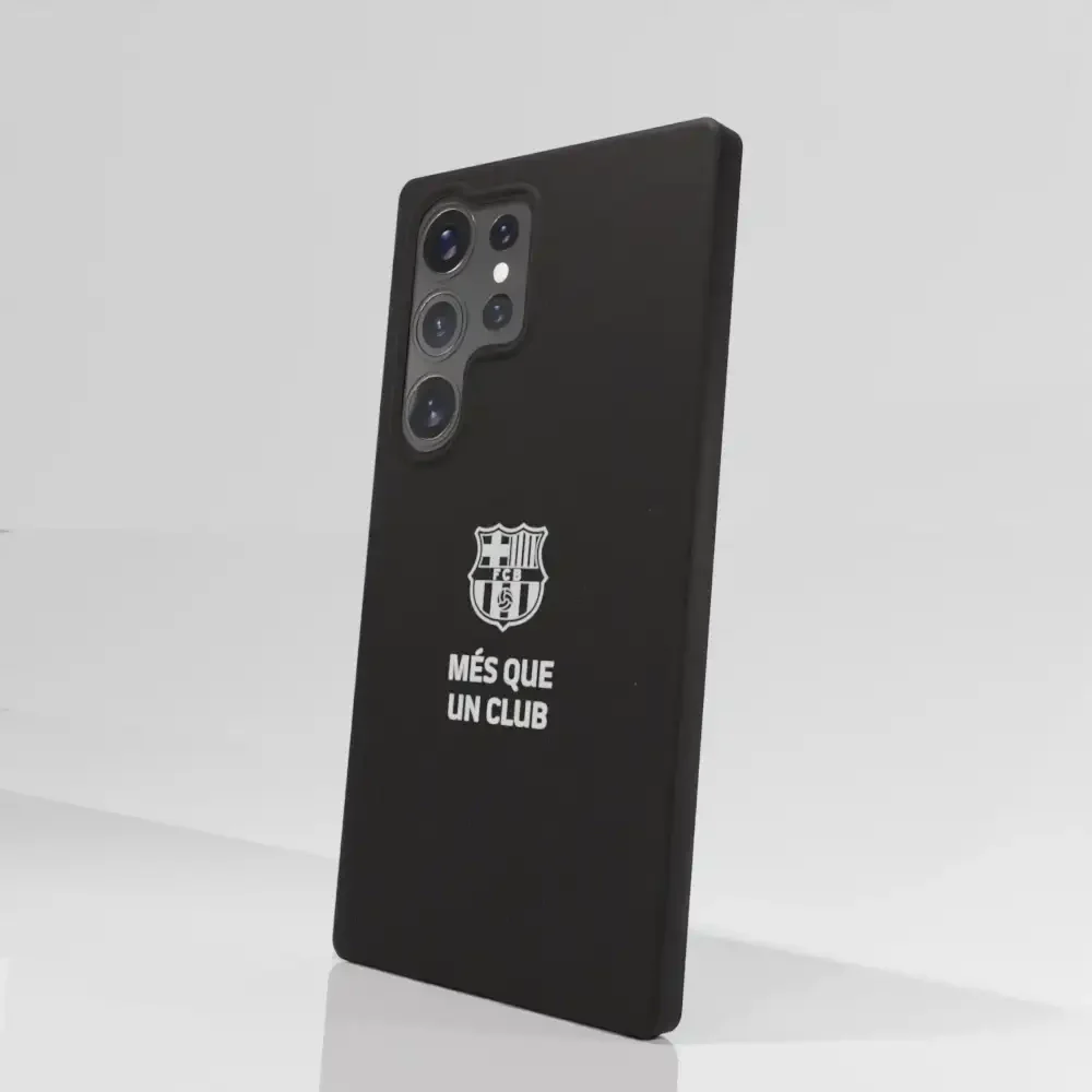 Official FC Barcelona Compostable Phone Case "Més que un Club" White - Image 77