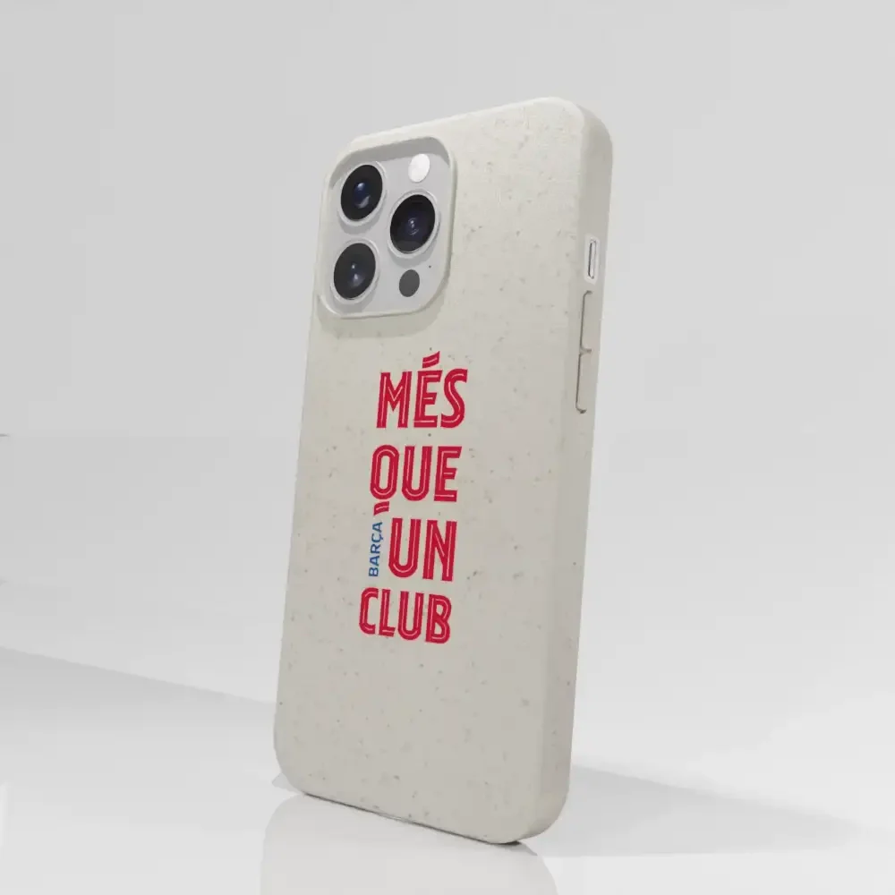 Official FC Barcelona Compostable Phone Case Red Slogan - Image 52