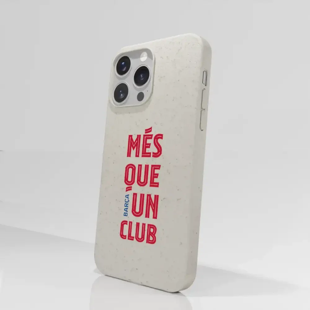 Official FC Barcelona Compostable Phone Case Red Slogan - Image 57