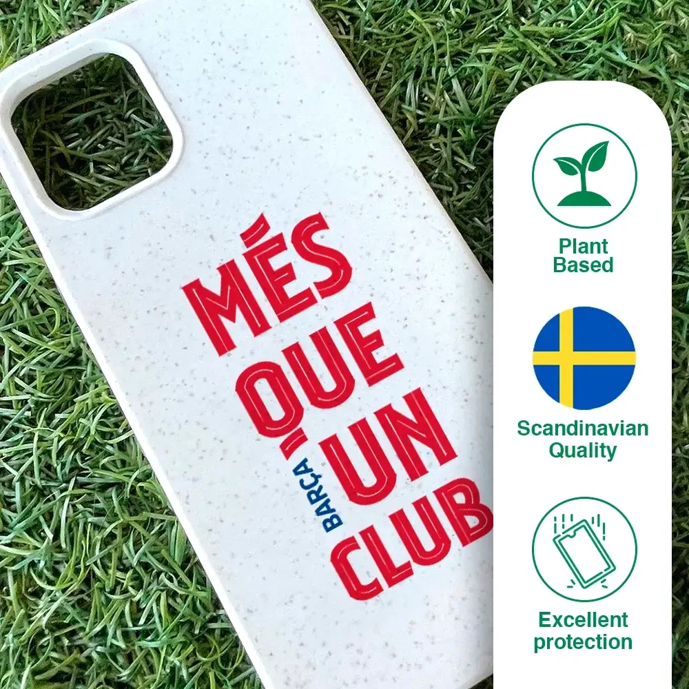 Official FC Barcelona Compostable Phone Case Red Slogan - Image 80