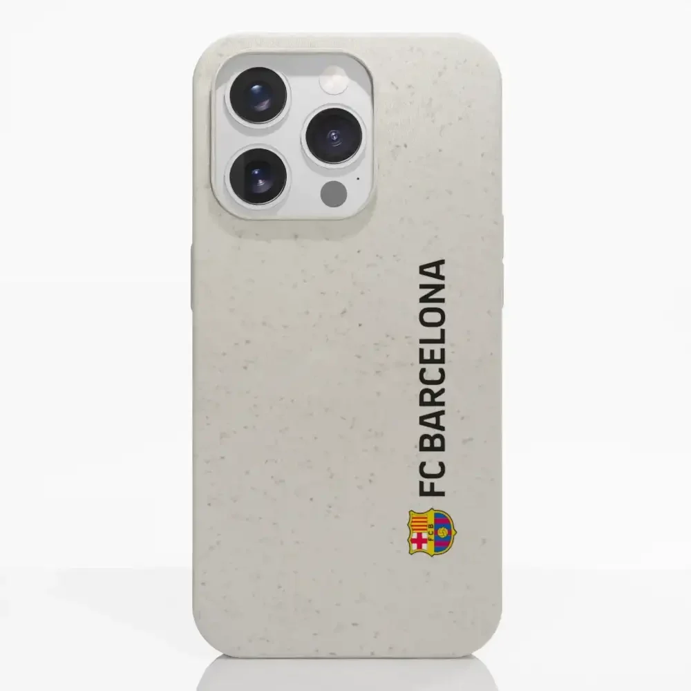 Official FC Barcelona Compostable Phone Case Vertical Black - Image 15