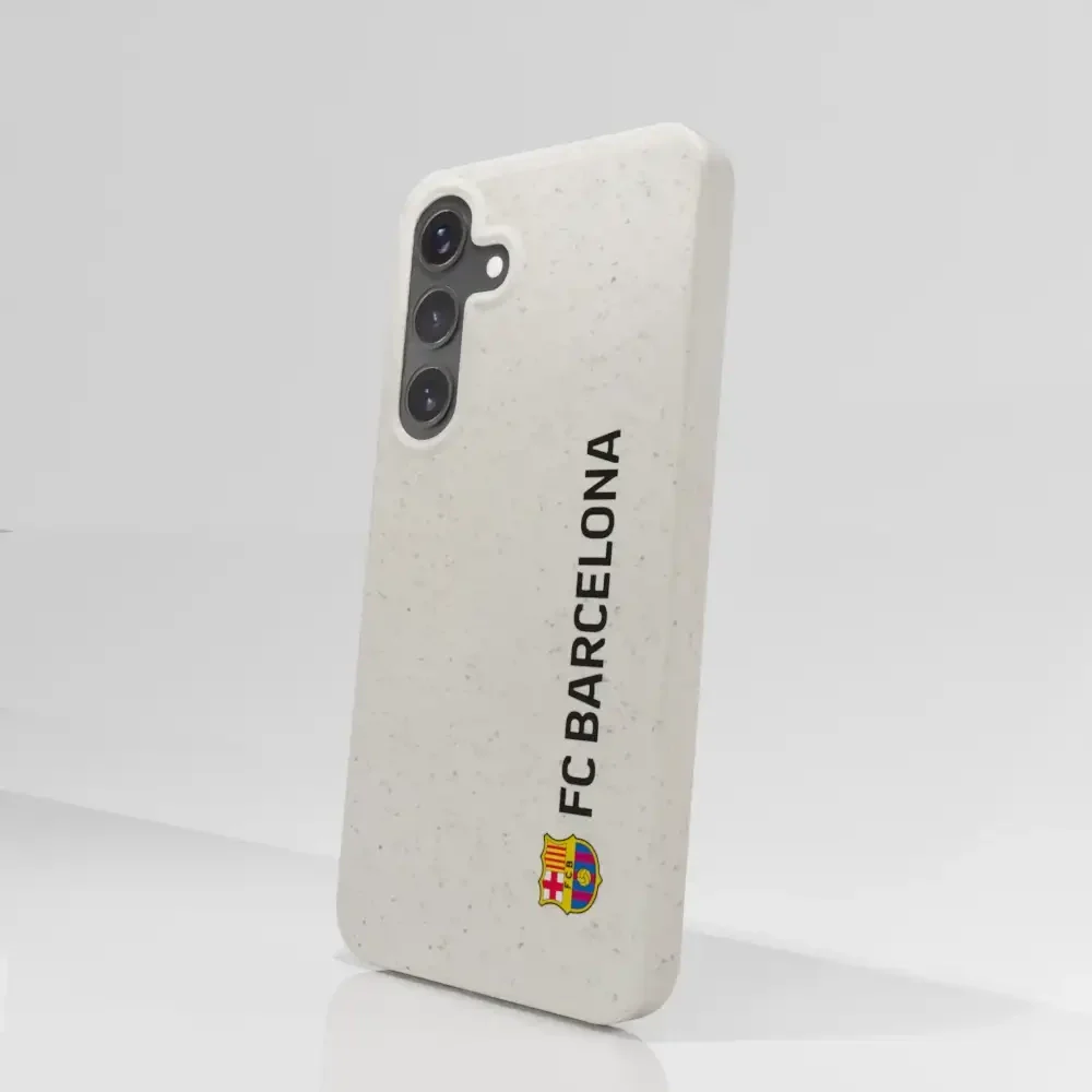 Official FC Barcelona Compostable Phone Case Vertical Black - Image 78