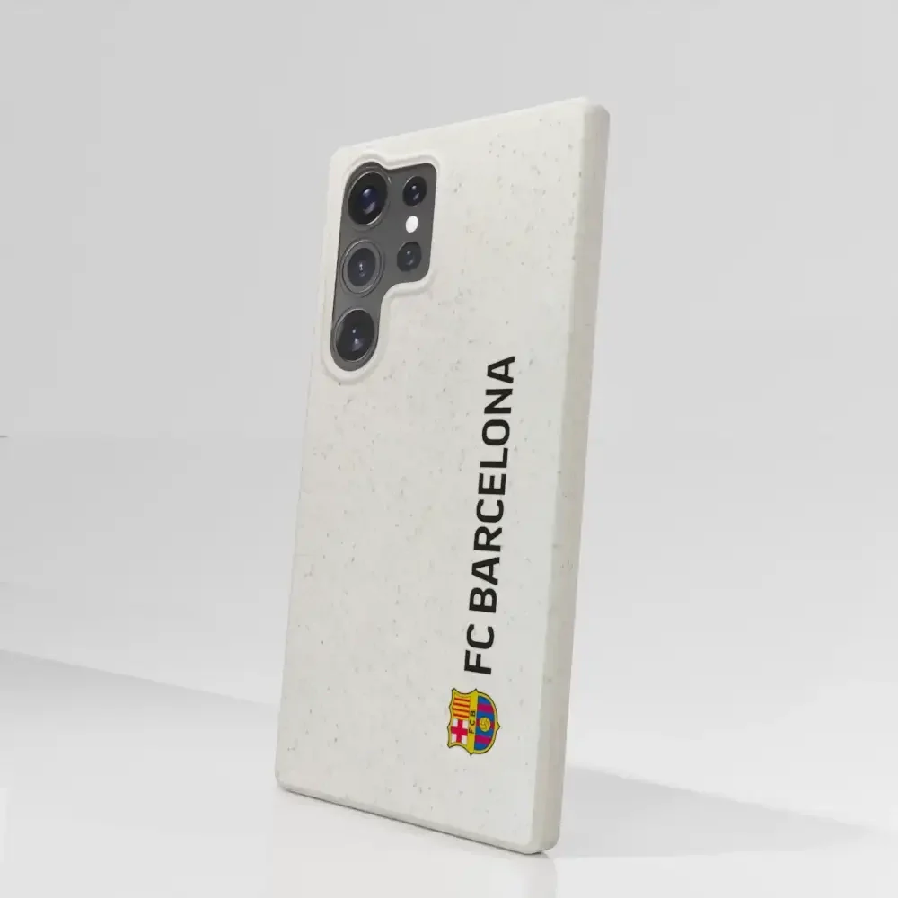Official FC Barcelona Compostable Phone Case Vertical Black - Image 81