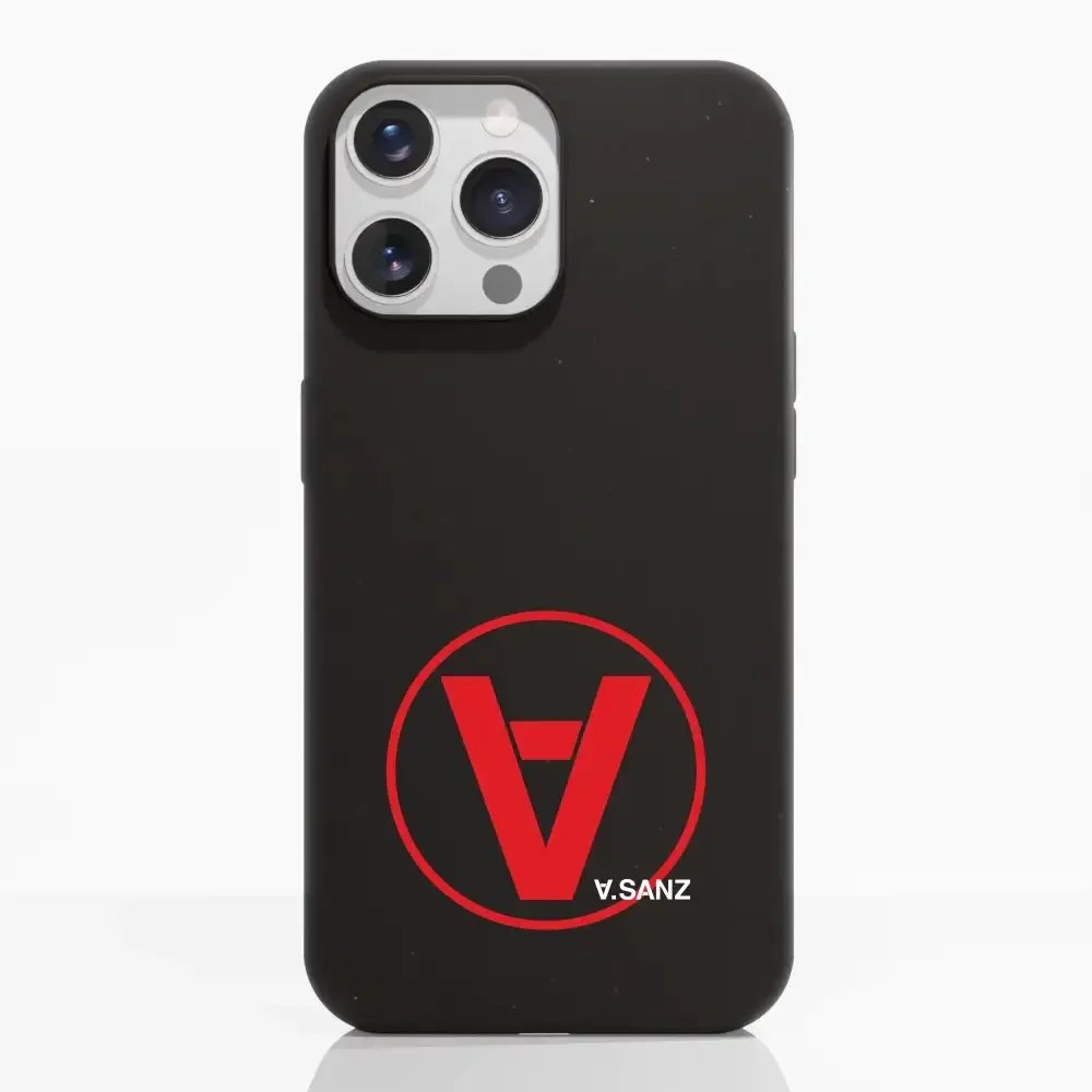 Onstage Alejandro Sanz Official Compostable Phone Case Design Minimal Logo Red - Image 12