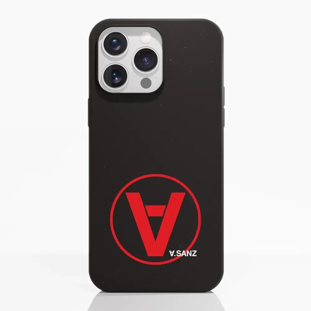 Onstage Alejandro Sanz Official Compostable Phone Case Design Minimal Logo Red - Image 17