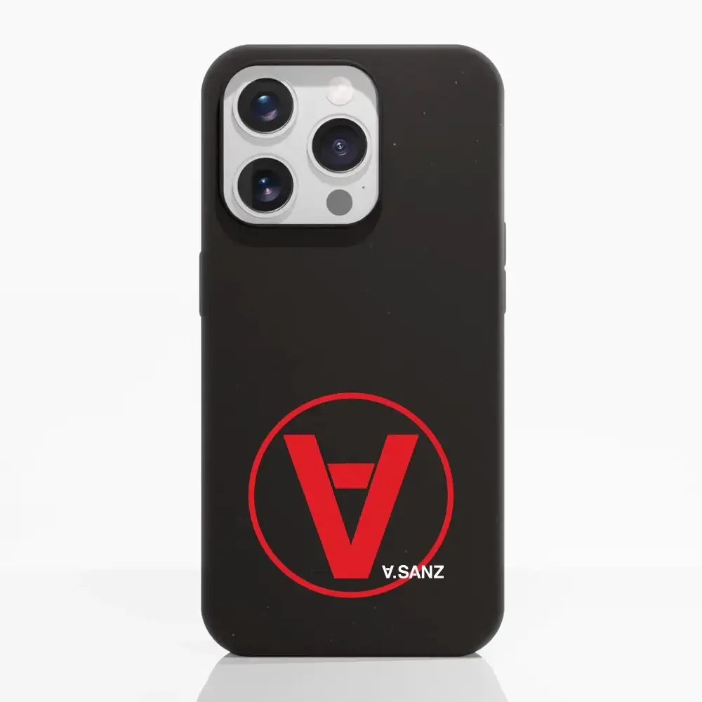 Onstage Alejandro Sanz Official Compostable Phone Case Design Minimal Logo Red - Image 21