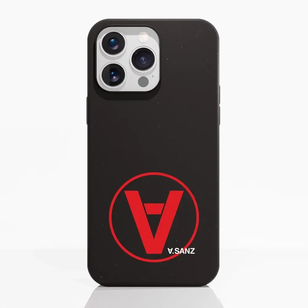 Onstage Alejandro Sanz Official Compostable Phone Case Design Minimal Logo Red - Image 22