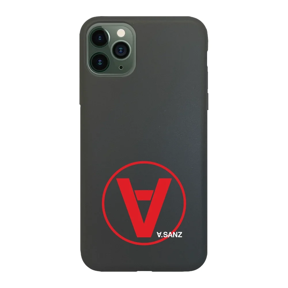 Onstage Alejandro Sanz Official Compostable Phone Case Design Minimal Logo Red - Image 3