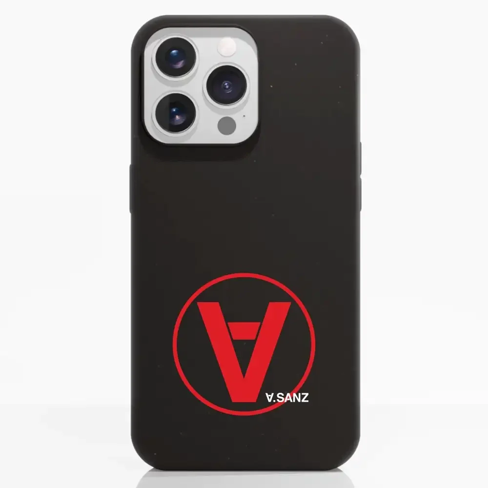 Onstage Alejandro Sanz Official Compostable Phone Case Design Minimal Logo Red - Image 8