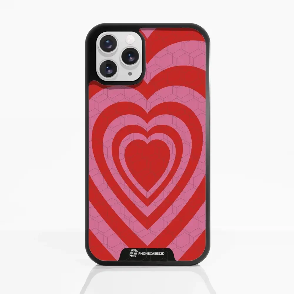 PC3D 3D Phone Case Heart Sequence - Image 2