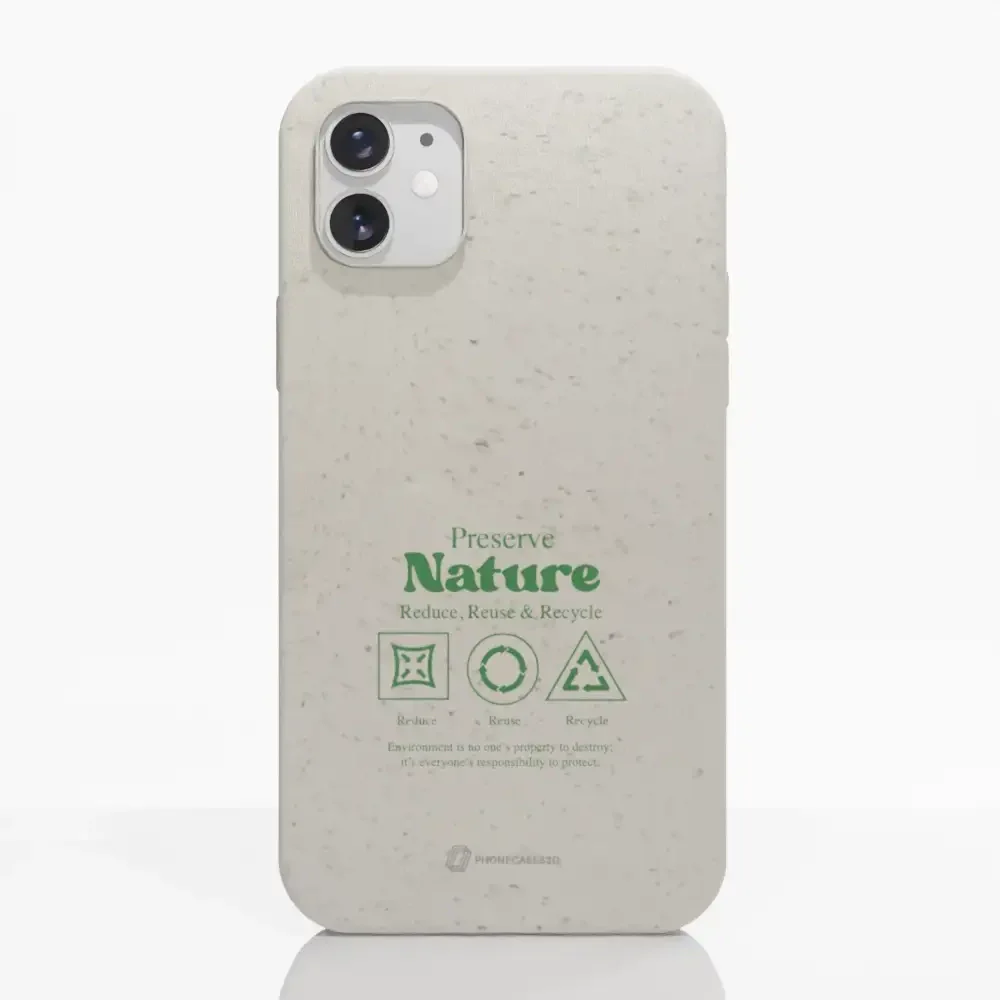 PC3D Compostable Phone Case Design Nature