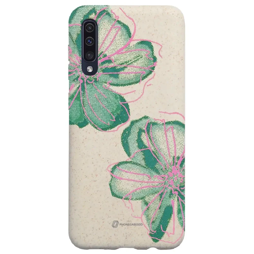 PC3D Compostable Phone Case Design Double Line Flower - Image 40