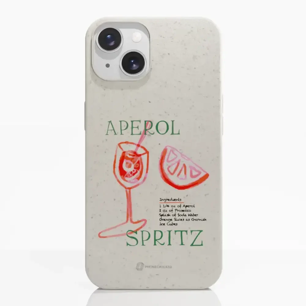PC3D Compostable Phone Case Design Aperol - Image 10