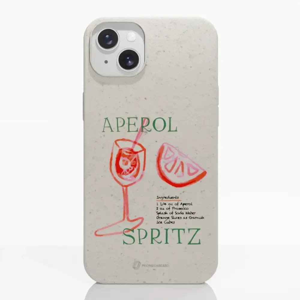 PC3D Compostable Phone Case Design Aperol - Image 11