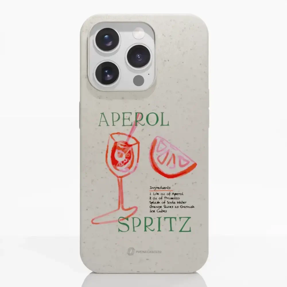 PC3D Compostable Phone Case Design Aperol - Image 16