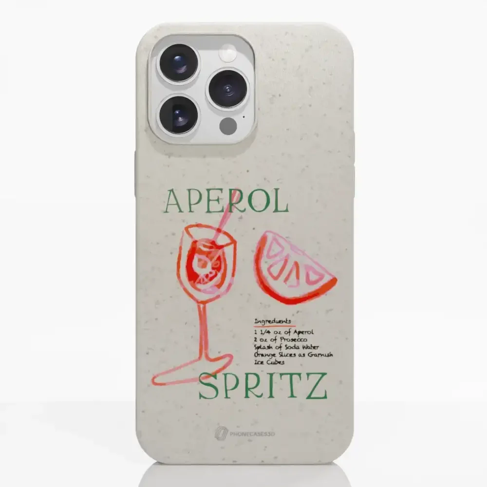 PC3D Compostable Phone Case Design Aperol - Image 17